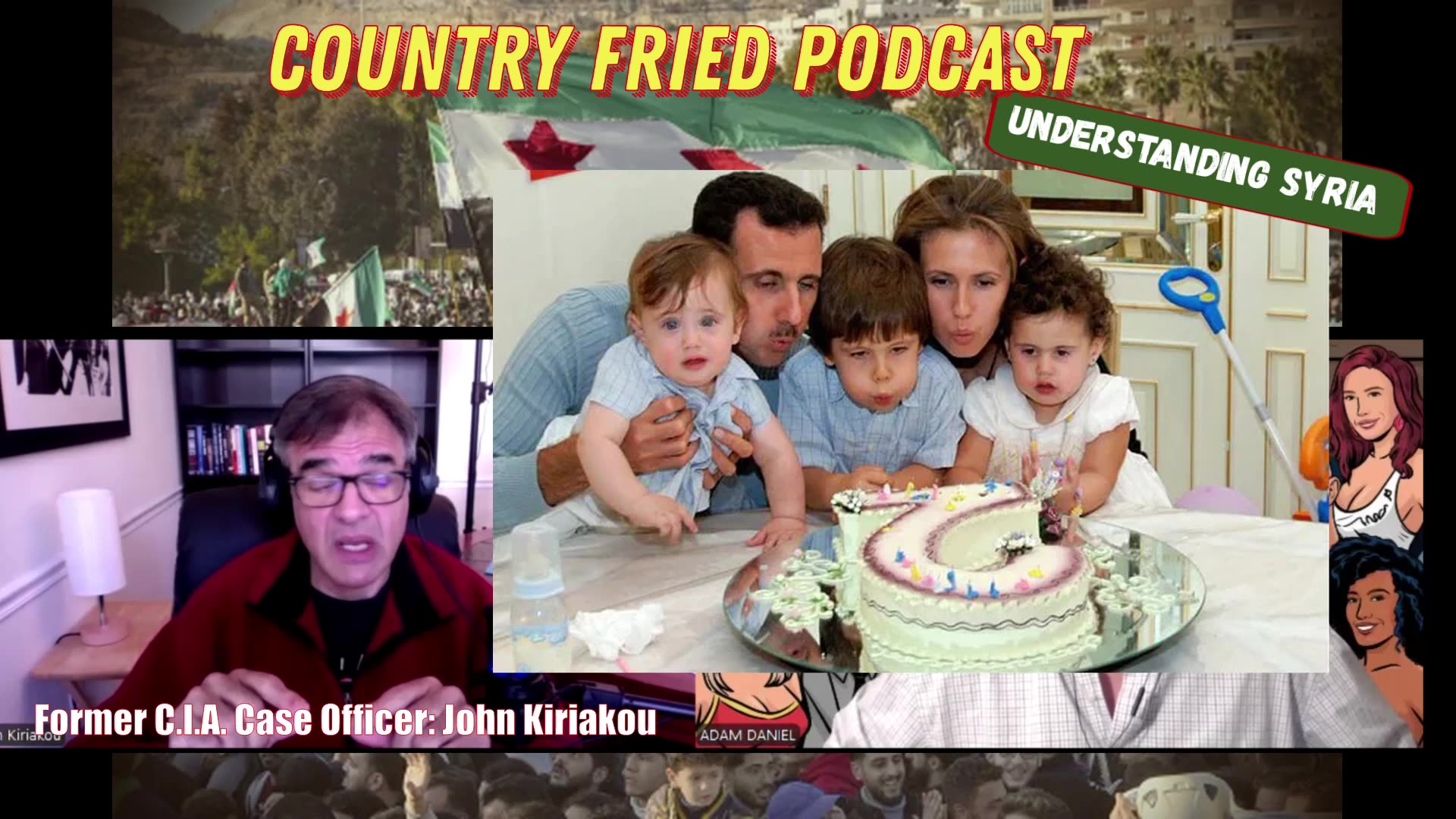 Country Fried News & Podcast John Kiriakou political history of Syria
