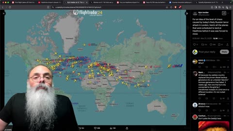 SABOTAGEM RUSSA em LONDRES causa CAOS no TRANSPORTE AÉREO do MUNDO TODO com HEATHROW FECHADO