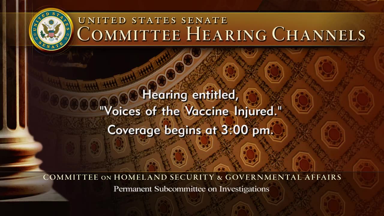 Voices of the Vaccine Injured - Committee on Homeland Security ועדת הקונגרס קולות הנפגעים מהחיסון 15.07.25