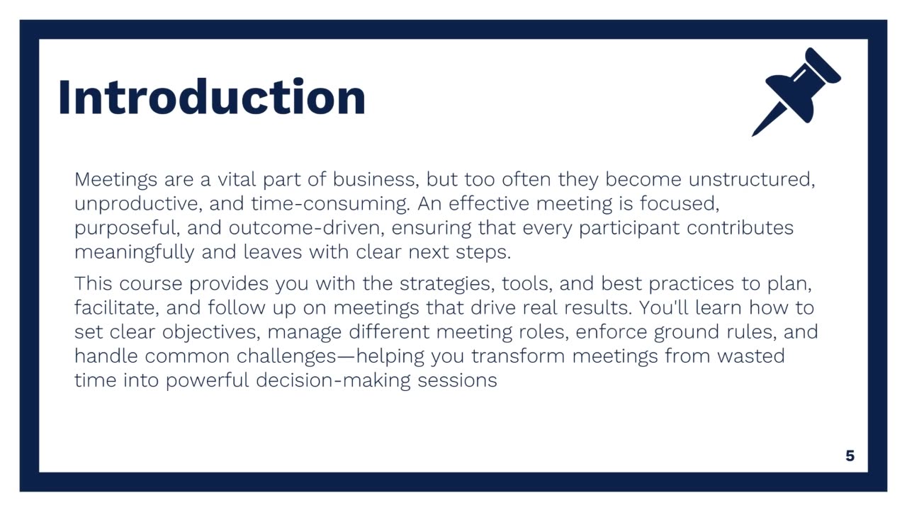 Running Meetings That Drive Real Results (Part 1) | High Impact Academy