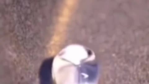Watch a Water droplet transform when exposed to 432 hz healing frequency.