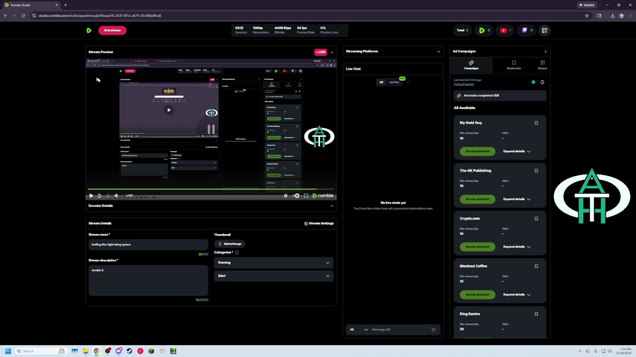testing the right wing space