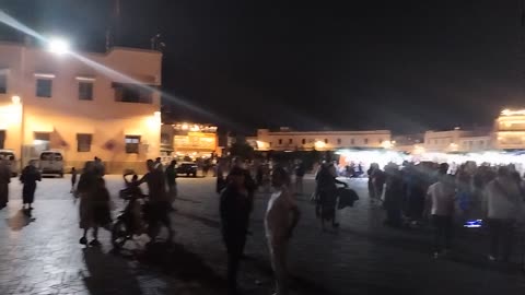 Jema El Fna at night