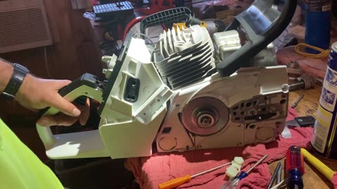 How I like to do a kit saw, part 5 intake and handle
