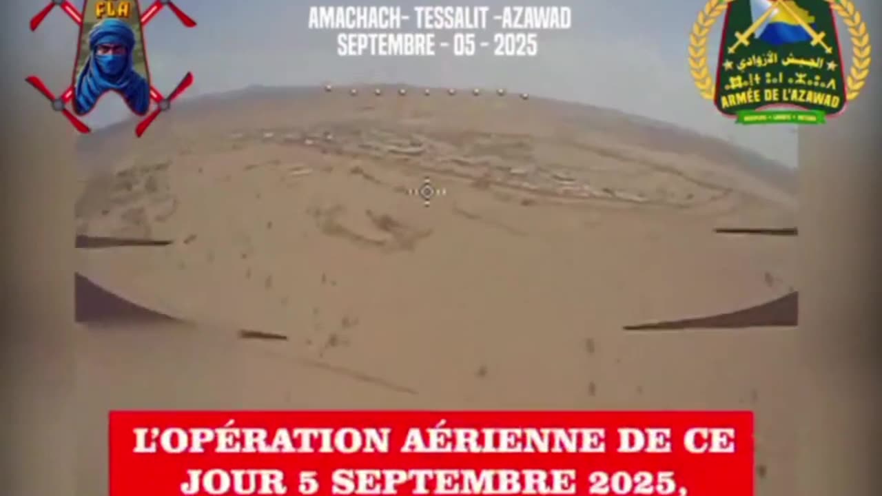 💥🛸 Mali Conflict | Azawad Liberation Front FPV Kamikaze Drone Attack on Bayraktar TB2 | RCF