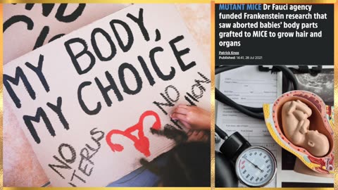 ABORTED CHILDREN USED IN FRANKENSTEIN EXPERIMENTS WIT MICE