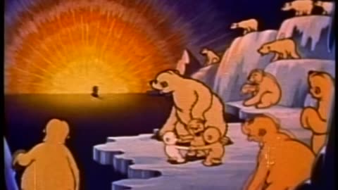 The Playful Polar Bears (1938) - Full film - Color Classic Cartoon