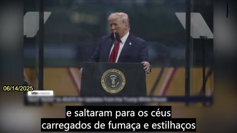 【PT】Trump: O Exército dos EUA cravou baionetas no coração de impérios sinistros
