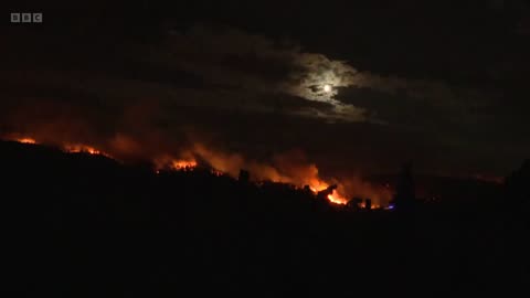 Deadly wildfire sweeps through southern France causing "unprecedented catraphophe"