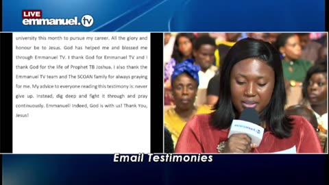 Email Testimony 28th December 2025