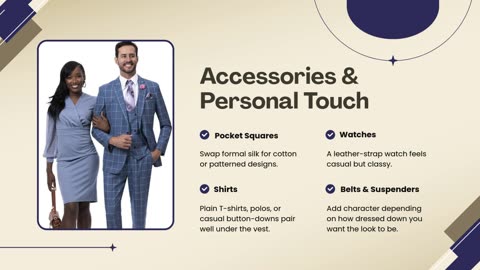 3 Piece Suits That Work for Casual Settings
