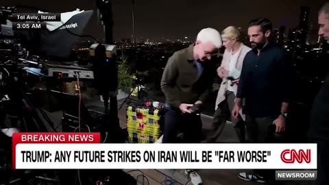 CNN Host Forced to Evacuate to Bomb Shelter in ISRAEL