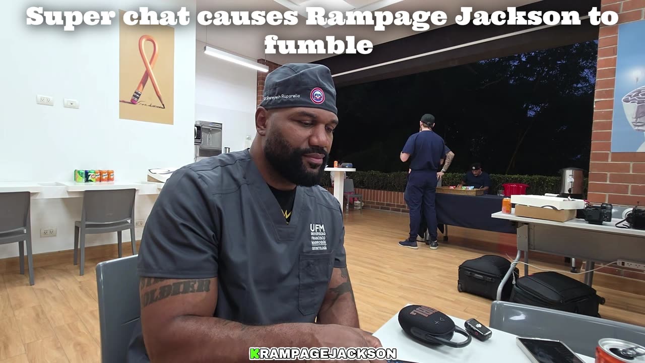 Rampage Jackson x Super chat