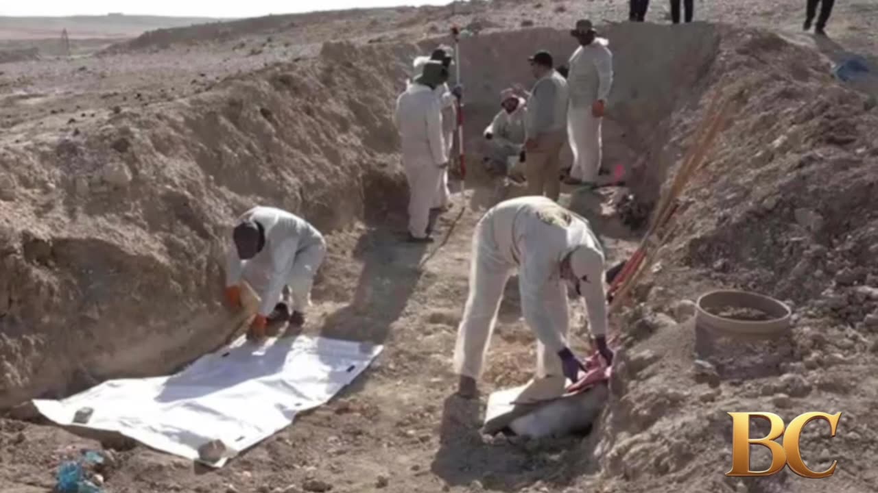 Iraq starts excavation of large mass grave left by Islamic State