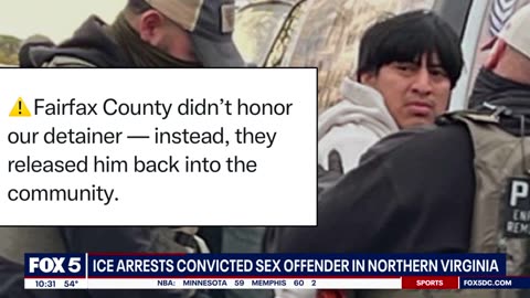 ICYMI: ICE arrests chiId rapist who was protected by Fairfax County.