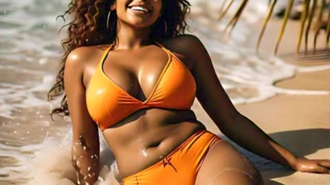 Ornage Bikini