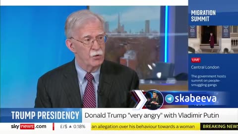 Former Trump Adviser Bolton on Putin's Successes in Talks With the US