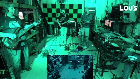 LIVE AT LOU'S Rock and Roll Jam Band