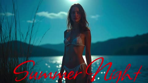 Electronic Music. Song Summer Night..