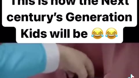 This is how the Next century's Generation😳 Kids will be‼️