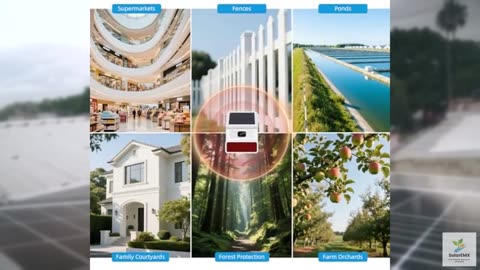 2 Pack Solar Outdoor Motion Sensor Alarm with Sound and Strobe Light Red Sensor
