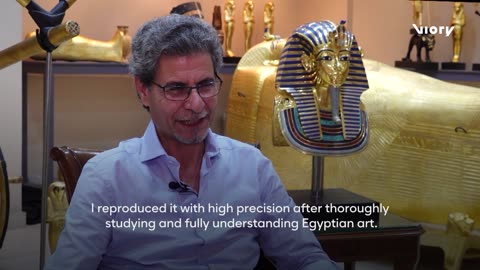 From Pharaoh to fine art: Egyptian artist revives Tutankhamun’s iconic mask