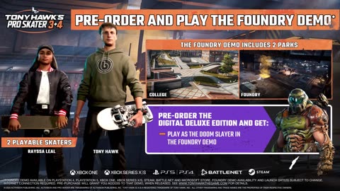 ‘Tony Hawk’s Pro Skater 3+4’ - Launch Trailer
