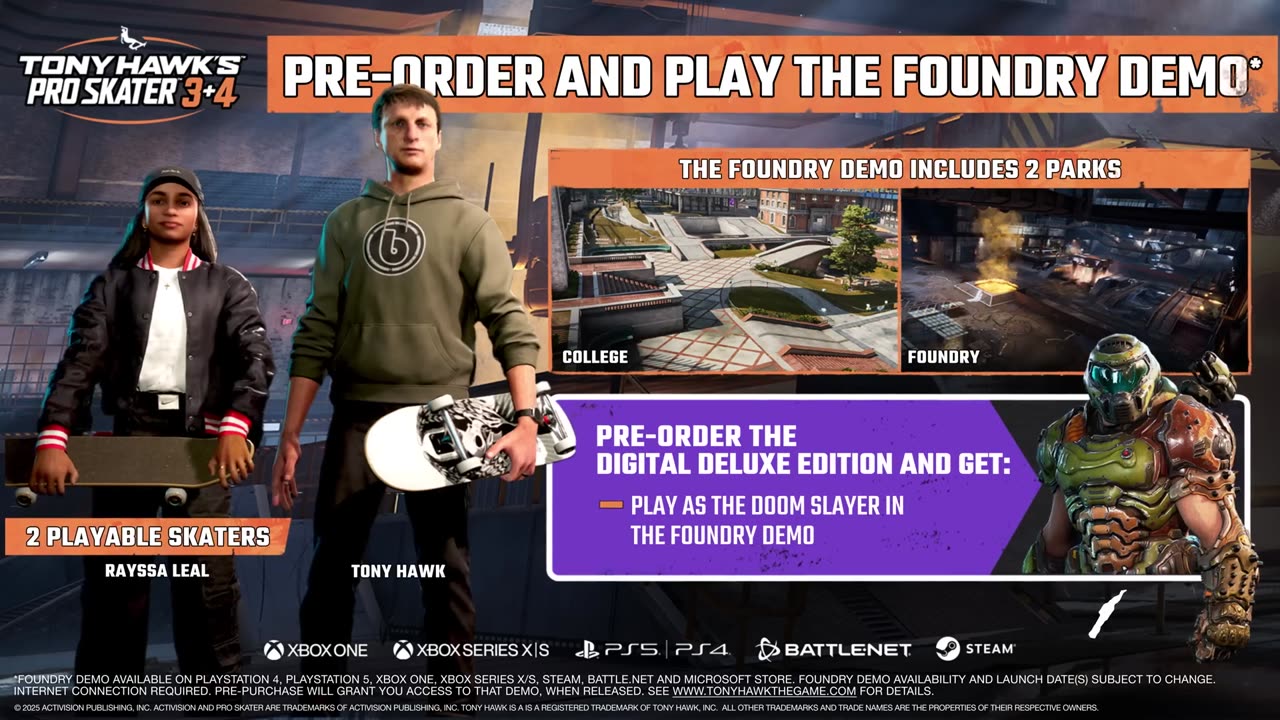 ‘Tony Hawk’s Pro Skater 3+4’ - Launch Trailer