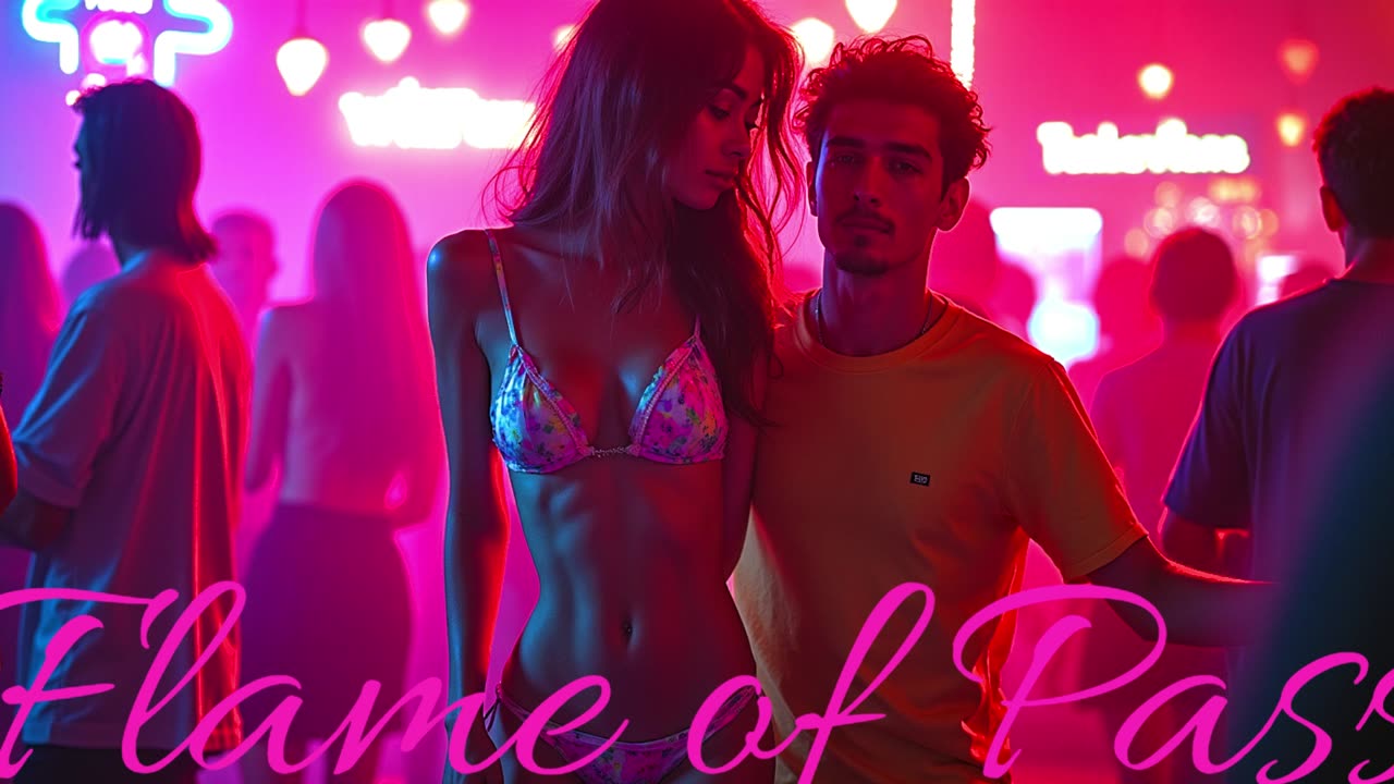 Electronic Music. Song Flame of Passion