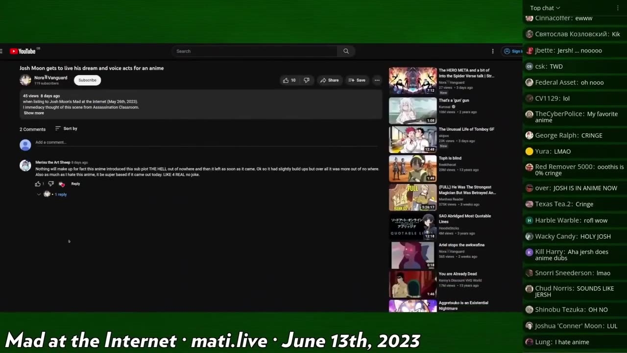 Null reacts to my edit (MATI June 13th 2023)