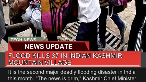 Flood Kills in Indian Kashmir Mountain Village