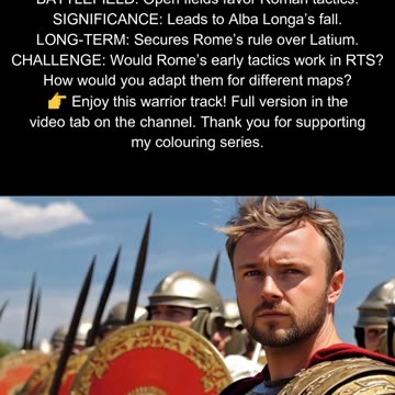 Rome vs Alba Longa 673 BC First Roman War #AncientItaly