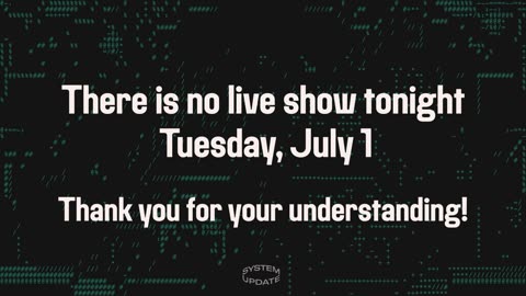 No Live Show Tonight