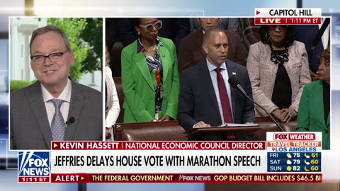 Kevin Hassett slams ‘truly senseless’ effort by Jeffries,.