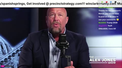 Alex Jones, Info Wars, 05/13/2025 restream, stream was interrupted.