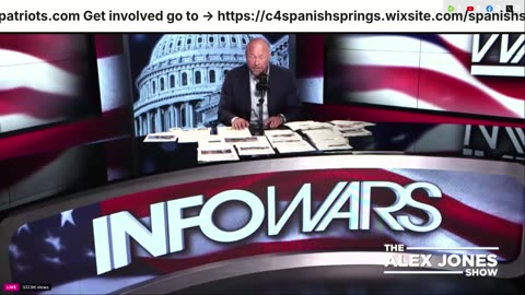 Alex Jones, Info Wars, 05/13/2025 restream, stream was interrupted.