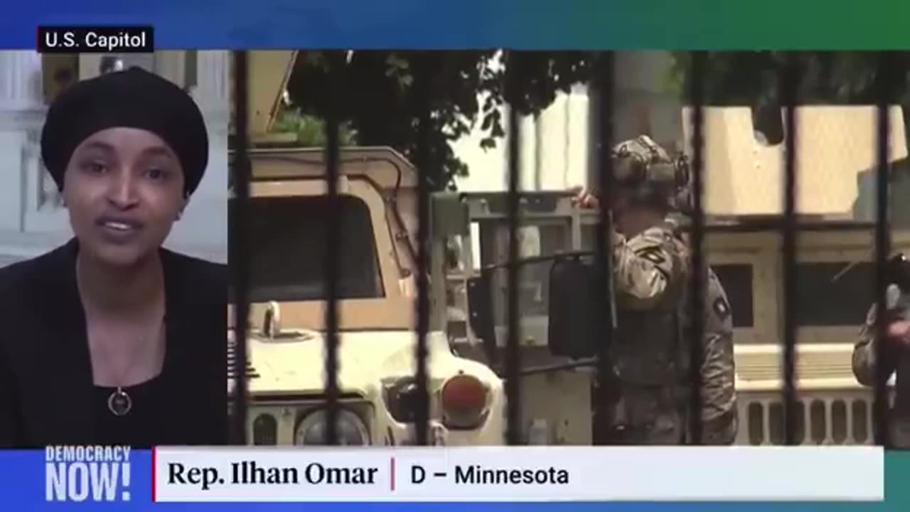 Ilhan Omar says that the United States is being "turned into one of the worst countries."