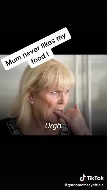 Gordan Ramsay cooking with his Mom