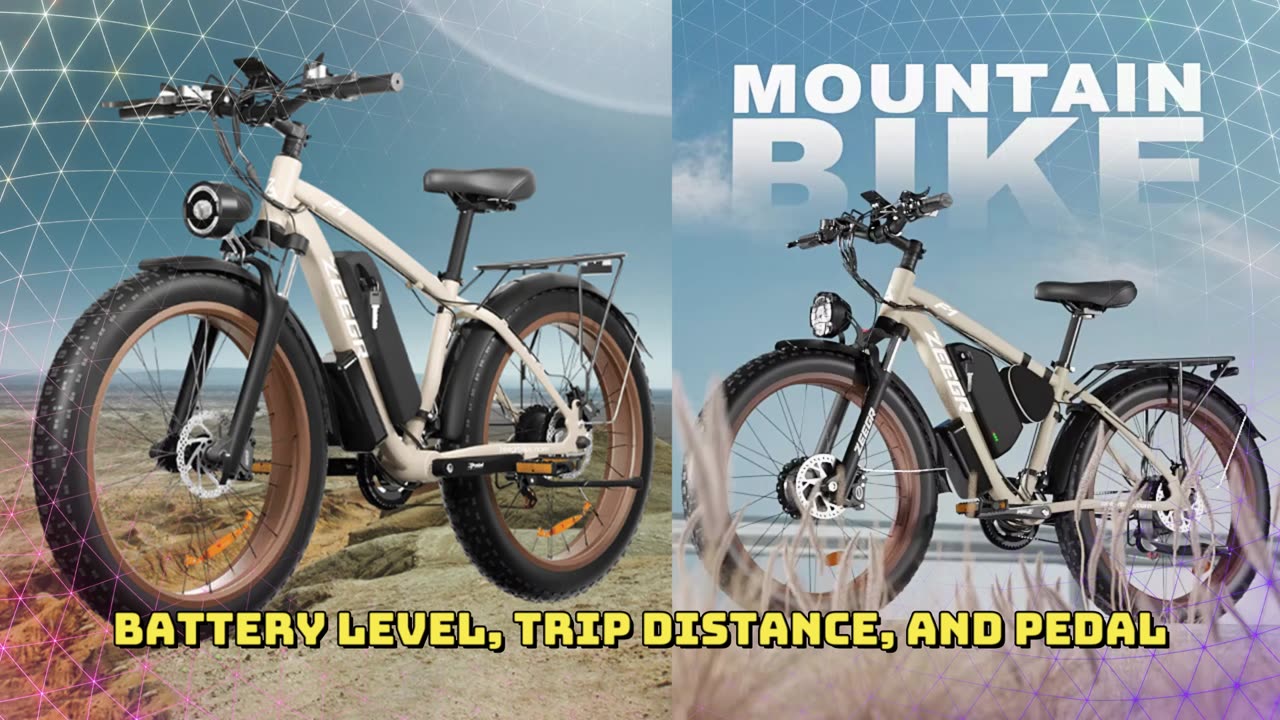 ZEEGR F1 Electric-Bicycle 2000W Dual Motor 48V22.4AH Battery 26*4 In Fat Tire Electric Bike