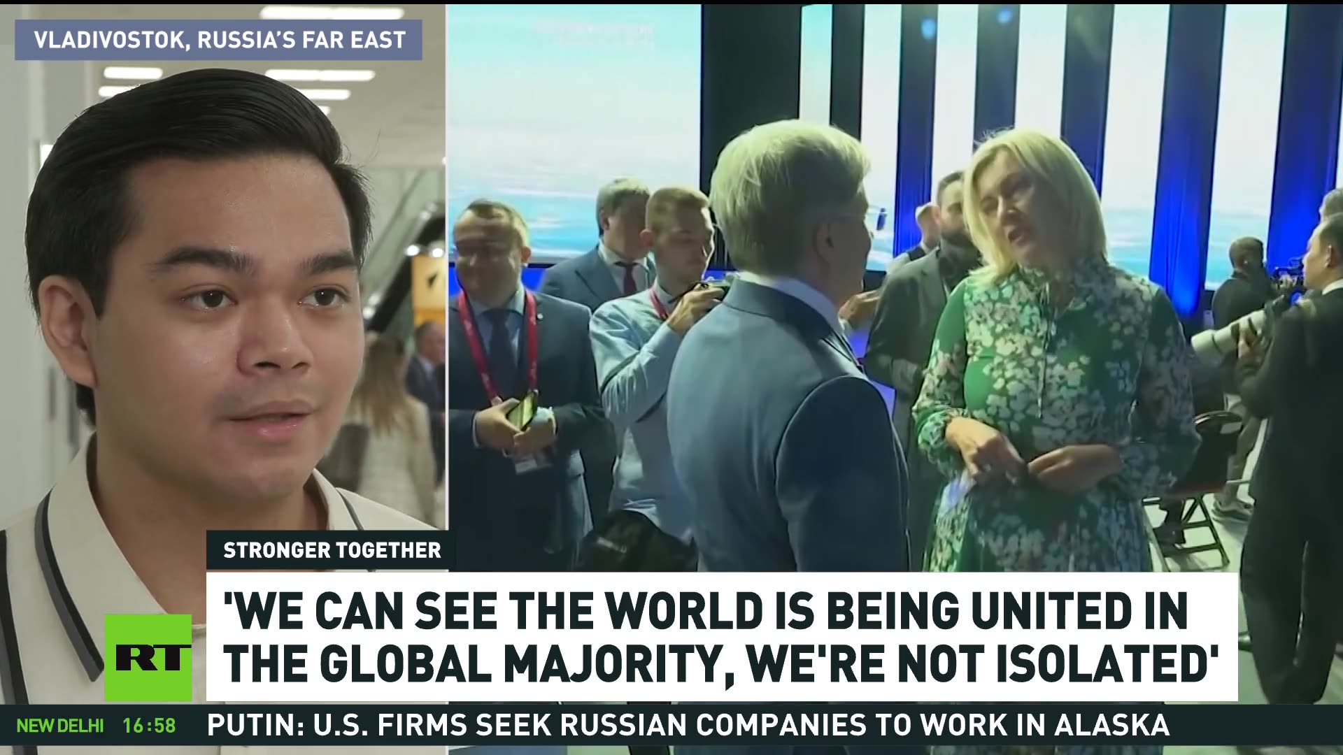 We can see world is being united in global majority, were not isolated — Daniel Hugo Santos