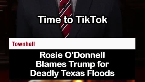 Rosie O'Donnell Blames Trump for Deadly Texas Floods