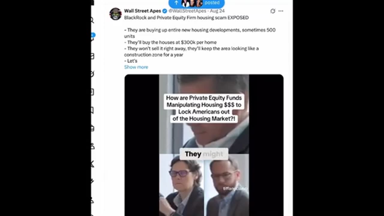 Blackrock and housing manipulation ..