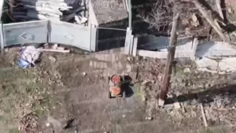 Russians Sent a Robot Loaded with TM-62 Mines to a Ukrainian Position