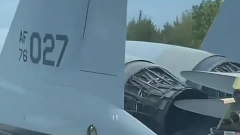 "🛫 Fighter Jet on Wheels! Amazing Road Transport 🚛✨"