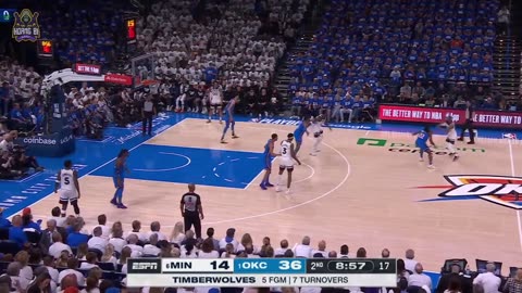 Timberwolves vs Oklahoma 2nd Quarter Highlights May 28, 2025