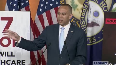 Politics - 2025 Hakeem Jefferies Treasonous Filthy Liberal Globalist Commie Hood Rat Nigga Criminal