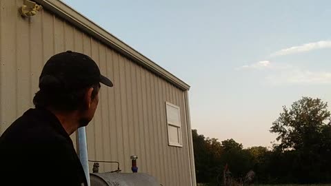 launching golf balls