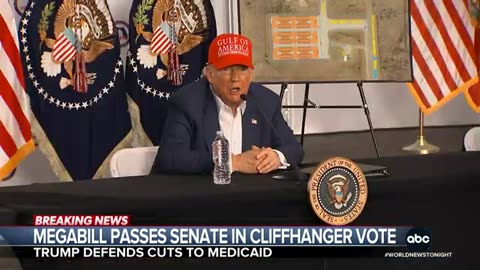 Trump’s megabill passes in Senate after Vance breaks tie in cliffhanger vote
