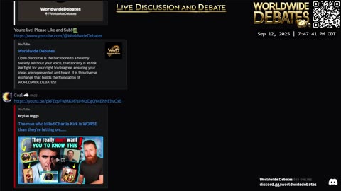 0064 WIDESTREAM - Worldwide Debates - YouTube/Twitch/Rumble