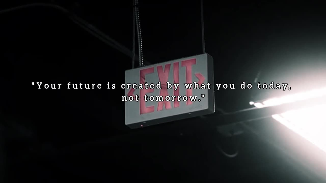 "Your Future is Created Today – No More Waiting!"